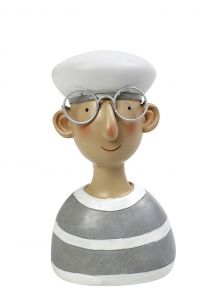 Espiel Διακοσμητικός Ναύτης Polyresin Γκρι 12,5x10x26 Κωδικός: MT2744K1
