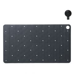 Sealskin Ribb Αντιολισθητικό Πατάκι 40X70Cm Anthracite With Black Hook 