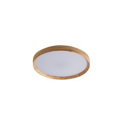 Sunlight Πλαφονιέρα Led Με Εναλλαγή Χρώματος Ξύλινη Natural Ø50 Εκ. Rubio-500 