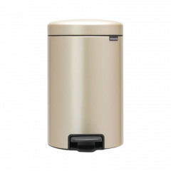 Brabantia NEWICON Κάδος Απορριμμάτων Μεταλλικός 12 Lt. I Metallic Gold