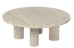 Blomus VOLOS Τραπέζι Σαλονιού Πέτρινο Ø75x26 - Travertine Size Large Round