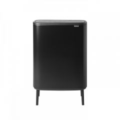 Brabantia BO Κάδος Απορριμμάτων Μεταλλικός 60 Lt. I Black