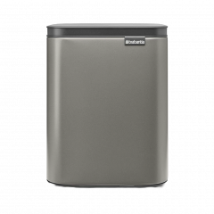 Brabantia BO Χαρτοδοχείο Μπάνιου Μεταλλικό 7 Lt. I Platinum