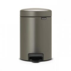 Brabantia NEWICON Χαρτοδοχείο Μπάνιου Μεταλλικό 3 Lt. I Platinum