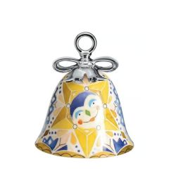 Alessi HOLY FAMILY Χριστουγεννιάτικη Καμπάνα Star Πορσελάνινη Πολύχρωμη Φ7,2x8,5 Εκ.