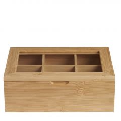 Day Κουτί Αποθήκευσης Για Τσάι Bamboo Natural 7,3x21x16,2 Εκ.
