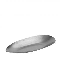 Espiel Snow Grey Βαθύ Πιάτο Φαγητού Ανοξείδωτο Ασημί 30x14,5x3,3 Εκ. Κωδικός: FEV117