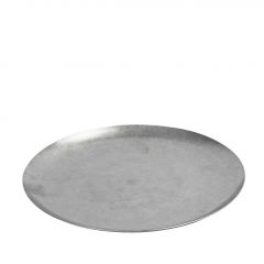 Espiel Snow Grey Ρηχό Πιάτο Φαγητού Ανοξείδωτο Ασημί 30x30x1,5 Εκ. Κωδικός: FEV115