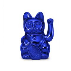 Donkey Διακοσμητική Γάτα Πλαστική Lucky Cat Cosmic Edition Earth 8,5x10,5x15 - Shiny Blue